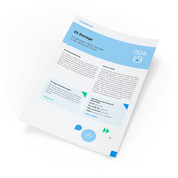 Datasheet S3 Storage