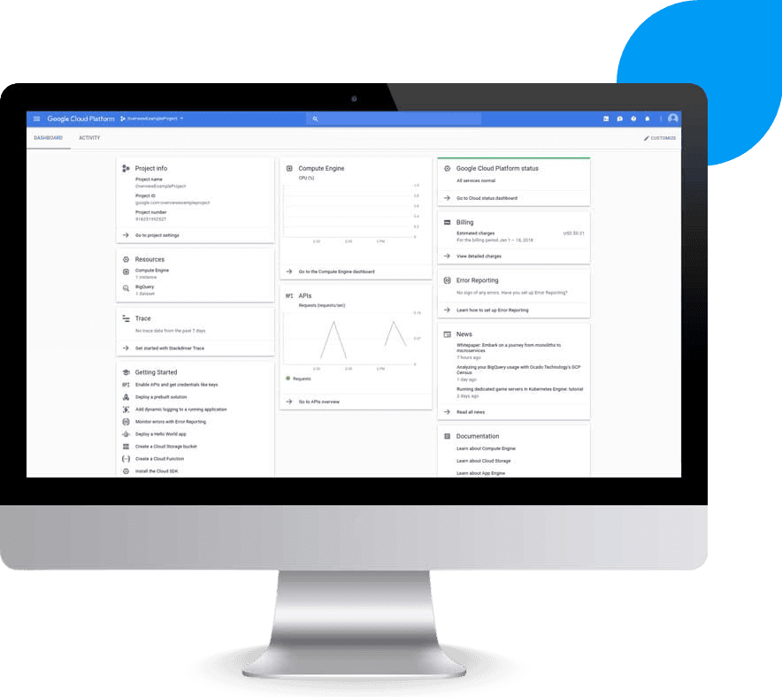 plusserver Blog - gcp Screen